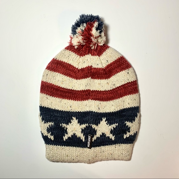 American Flag Knit Beanie - Picture 2 of 3